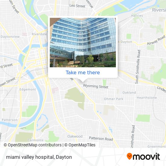 Mapa de miami valley hospital
