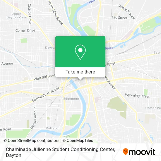Mapa de Chaminade Julienne Student Conditioning Center