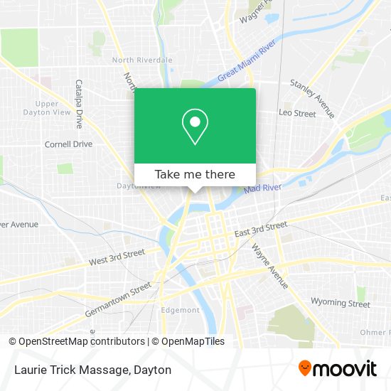 Mapa de Laurie Trick Massage