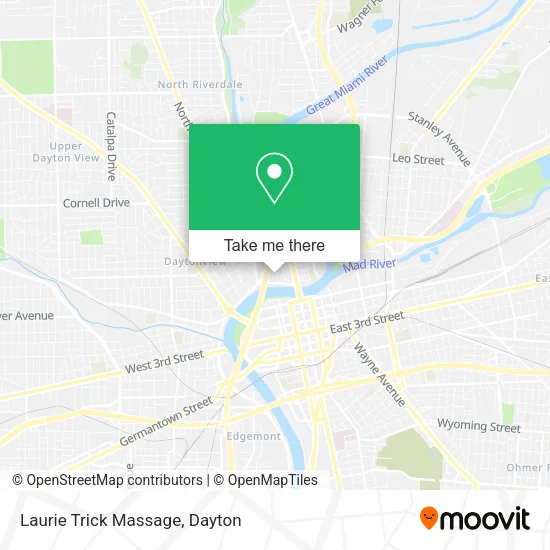 Laurie Trick Massage map