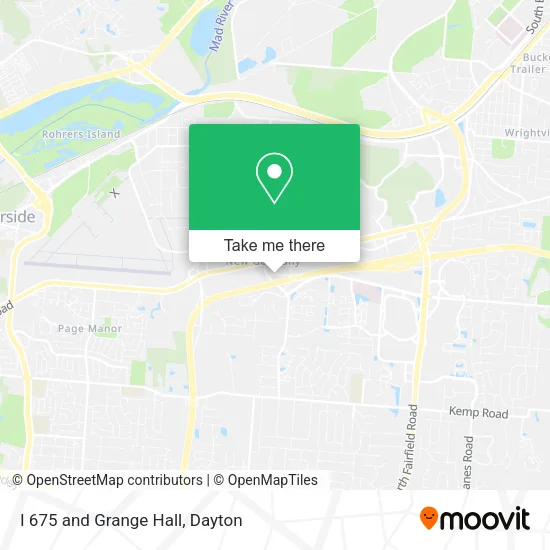 Mapa de I 675 and Grange Hall