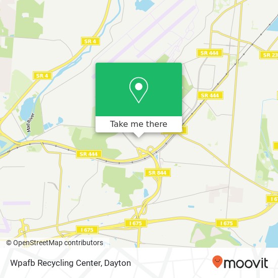 Mapa de Wpafb Recycling Center