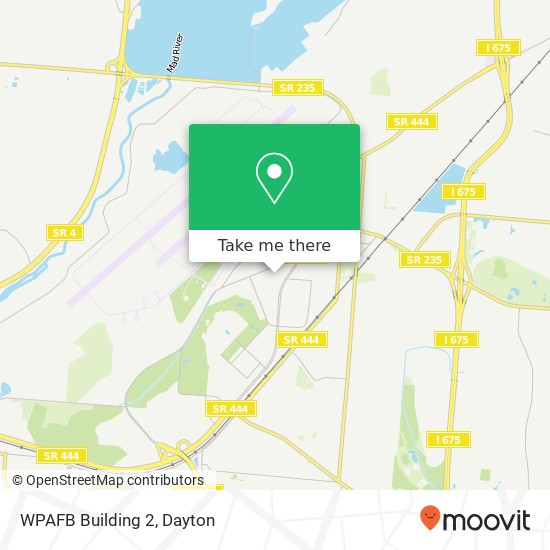 Mapa de WPAFB Building 2