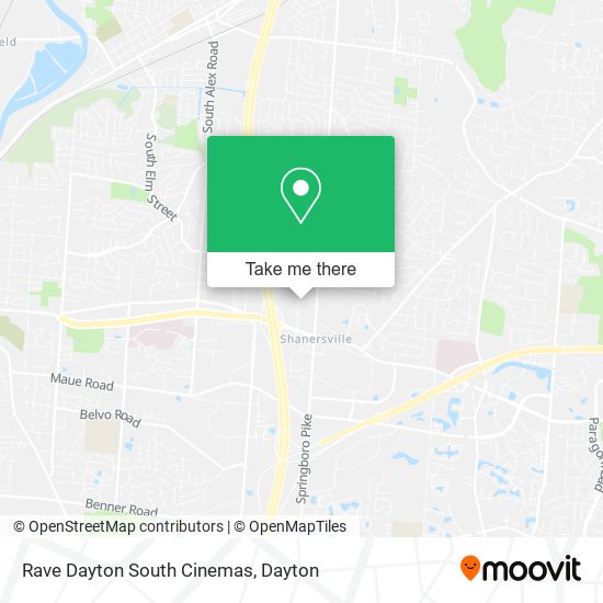 Mapa de Rave Dayton South Cinemas