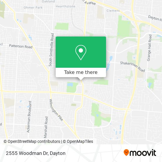 Mapa de 2555 Woodman Dr
