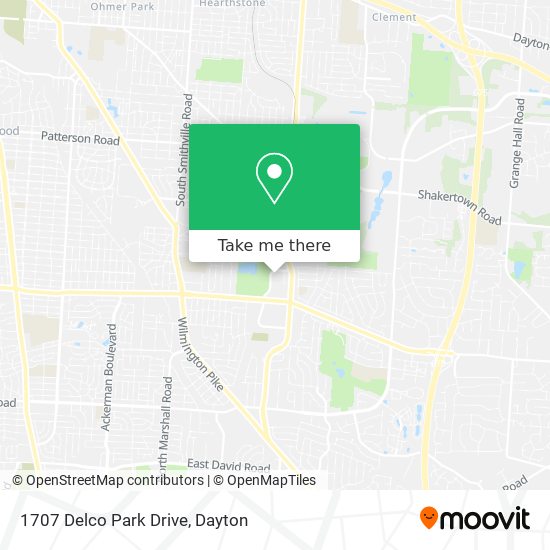 1707 Delco Park Drive map