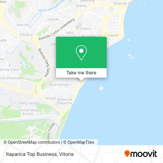Itaparica Top Business map