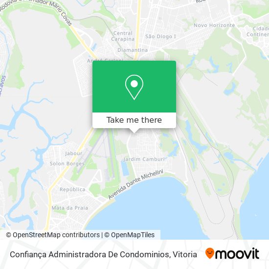 Confiança Administradora De Condominios map