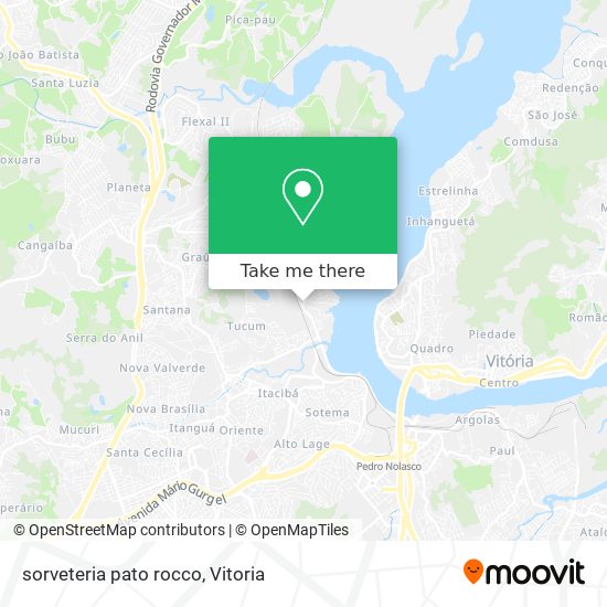 sorveteria pato rocco map