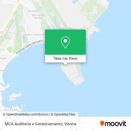 MCA Auditoria e Gerenciamento map