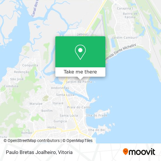 Paulo Bretas Joalheiro map