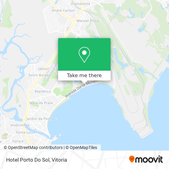 Mapa Hotel Porto Do Sol