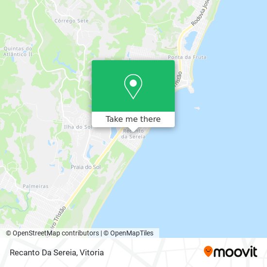 Recanto Da Sereia map