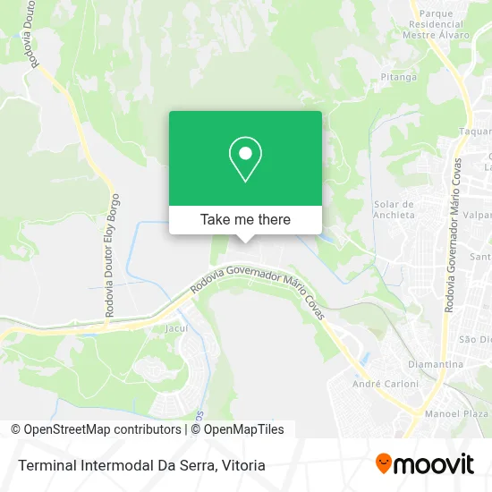 Terminal Intermodal Da Serra map