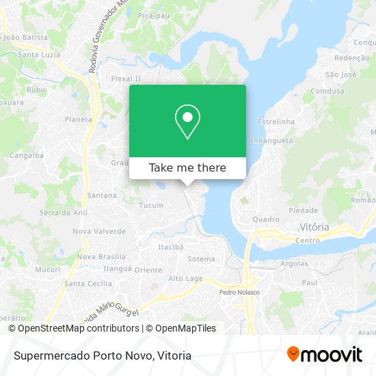 Supermercado Porto Novo map