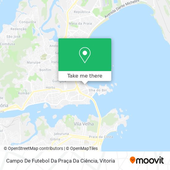 Campo De Futebol Da Praça Da Ciência map