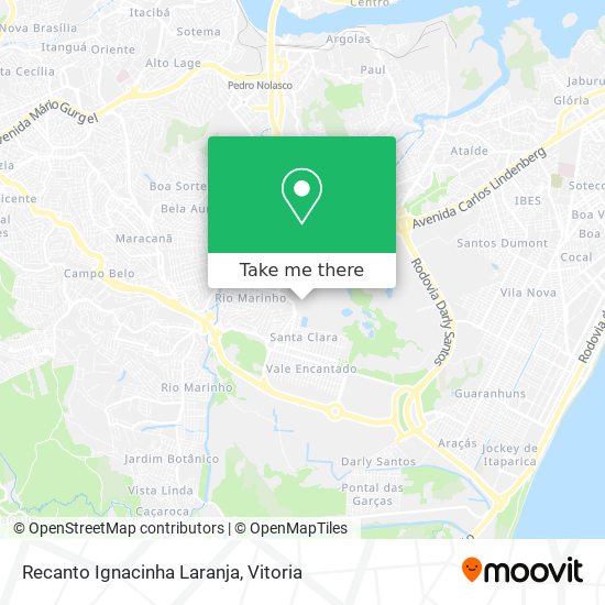 Recanto Ignacinha Laranja map