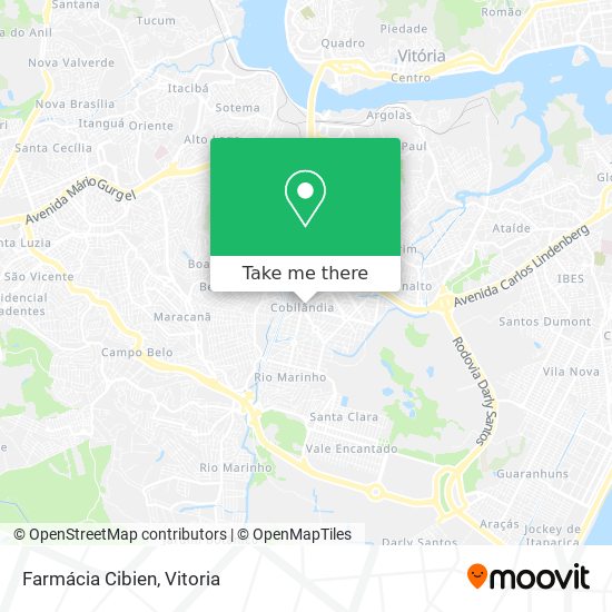 Farmácia Cibien map