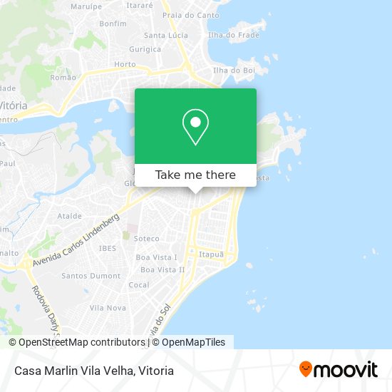 Casa Marlin Vila Velha map