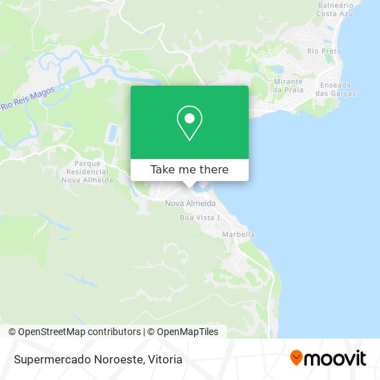 Supermercado Noroeste map
