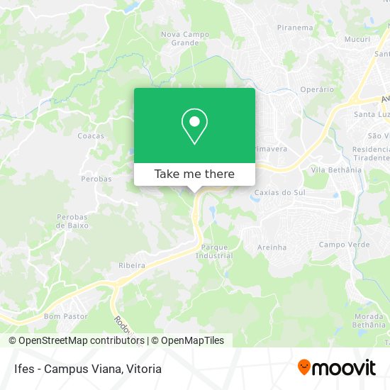 Ifes - Campus Viana map