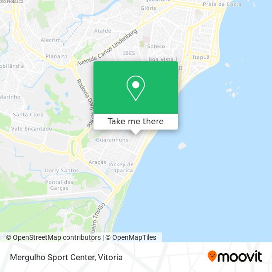 Mergulho Sport Center map