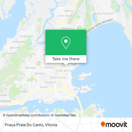 Praça Praia Do Canto map
