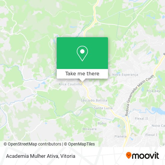 Academia Mulher Ativa map