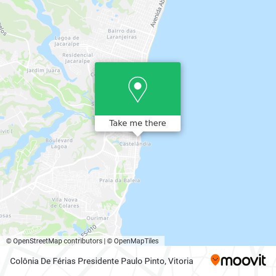 Colônia De Férias Presidente Paulo Pinto map