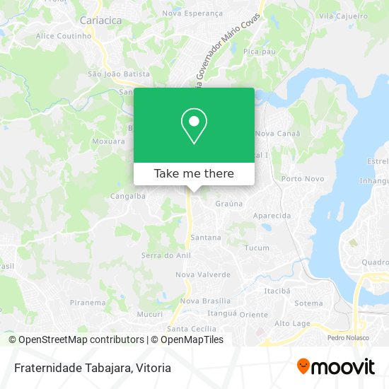 Fraternidade Tabajara map