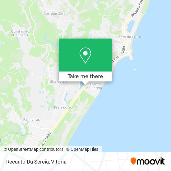 Recanto Da Sereia map