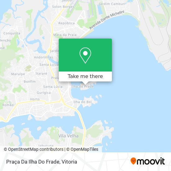 Praça Da Ilha Do Frade map