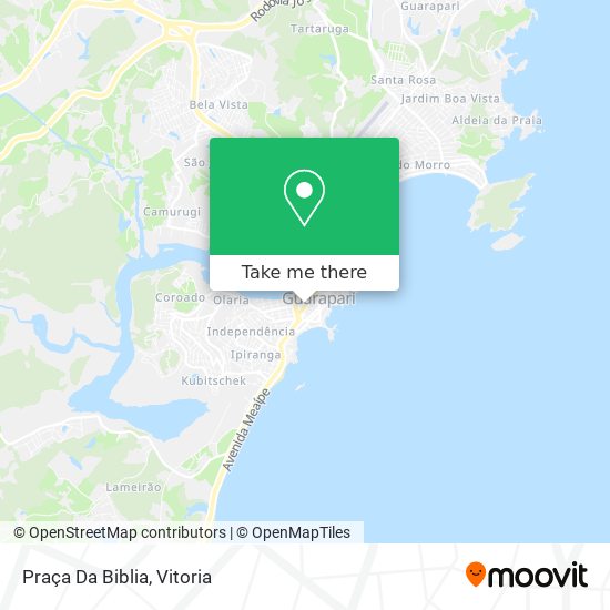 Praça Da Biblia map