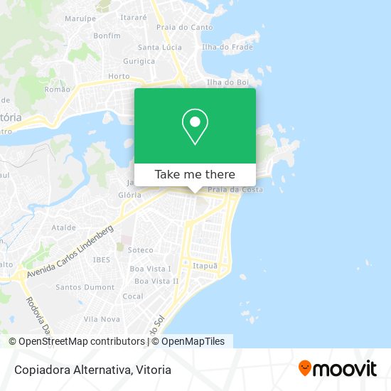 Copiadora Alternativa map