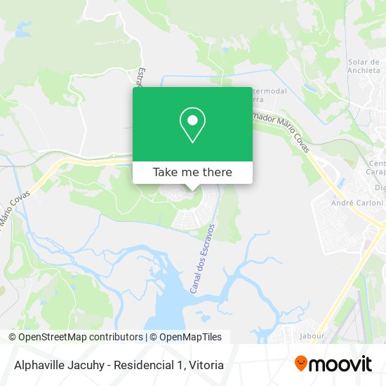 Mapa Alphaville Jacuhy - Residencial 1