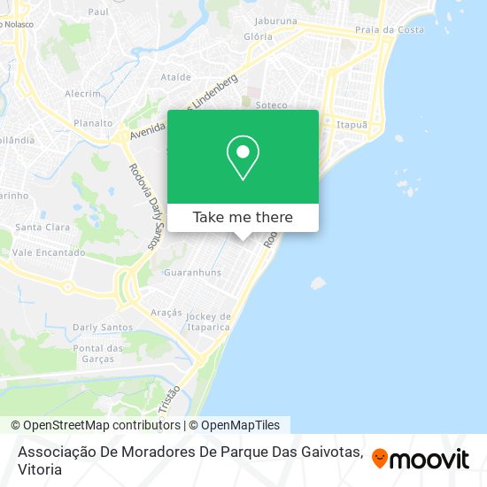 Associação De Moradores De Parque Das Gaivotas map