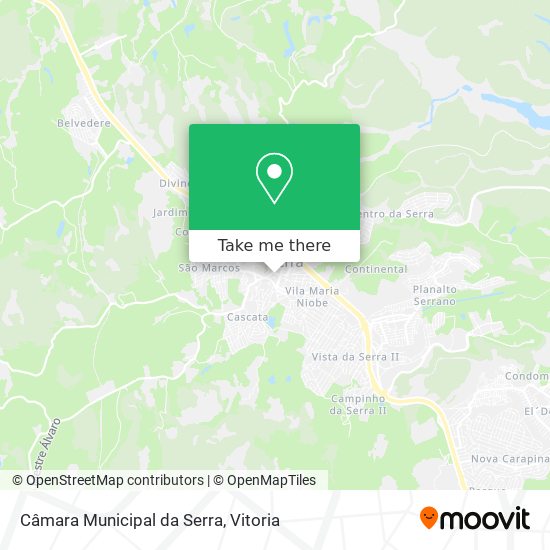 Câmara Municipal da Serra map