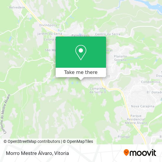 Morro Mestre Álvaro map