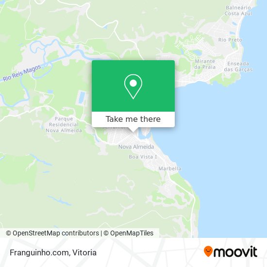 Franguinho.com map