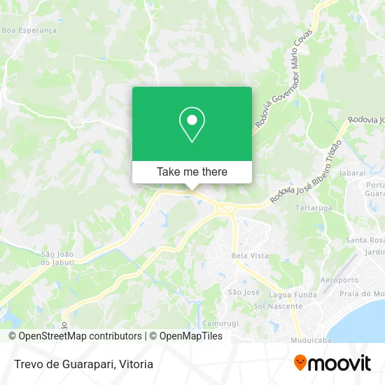 Trevo de Guarapari map