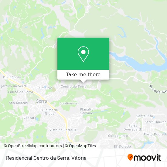 Residencial Centro da Serra map
