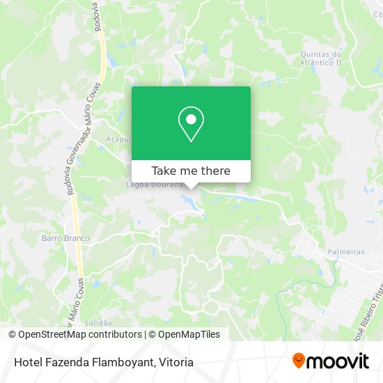 Hotel Fazenda Flamboyant map