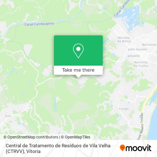 Central de Tratamento de Resíduos de Vila Velha (CTRVV) map