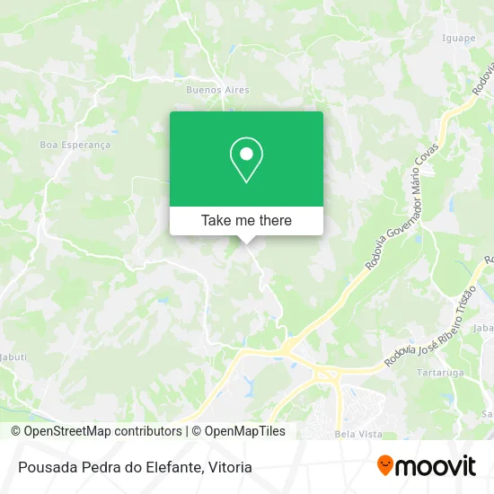 Pousada Pedra do Elefante map