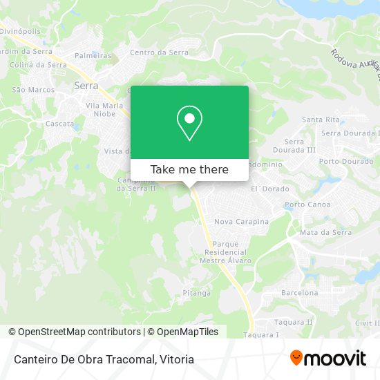 Canteiro De Obra Tracomal map