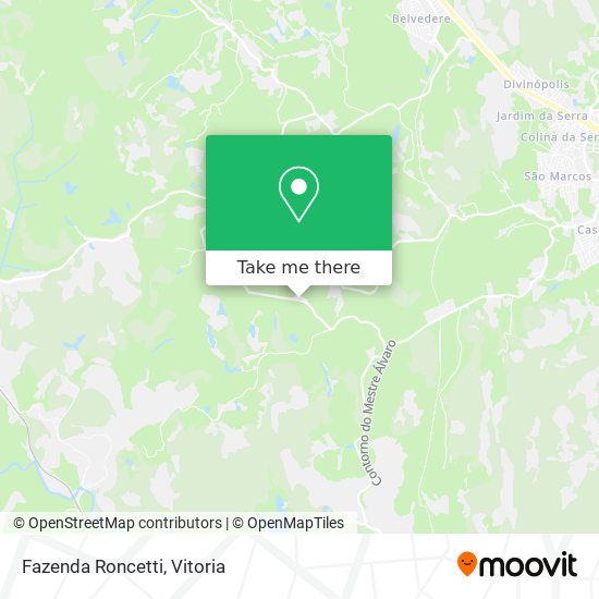 Fazenda Roncetti map