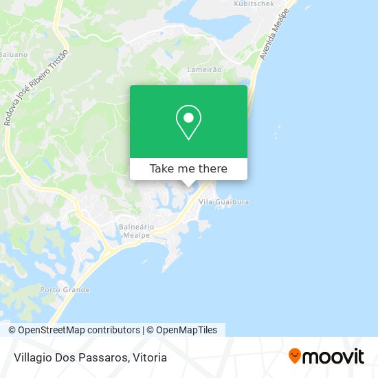 Villagio Dos Passaros map