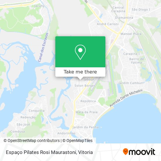 Espaço Pilates Rosi Maurastoni map