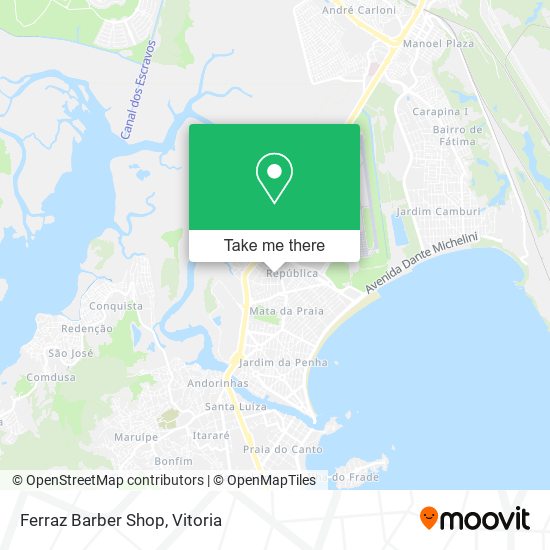 Ferraz Barber Shop map