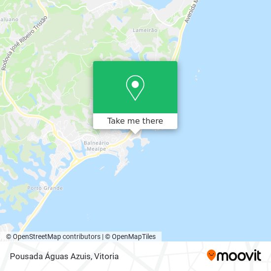 Pousada Águas Azuis map
